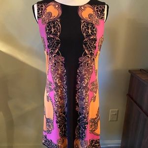 CARMEN MARC VALVO colorful sleeveless dress in size M. Worn once!